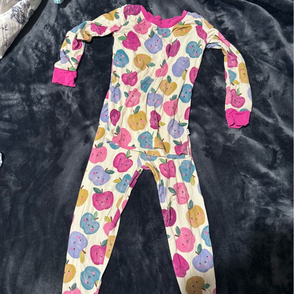 Little sleepies apple pajamas
